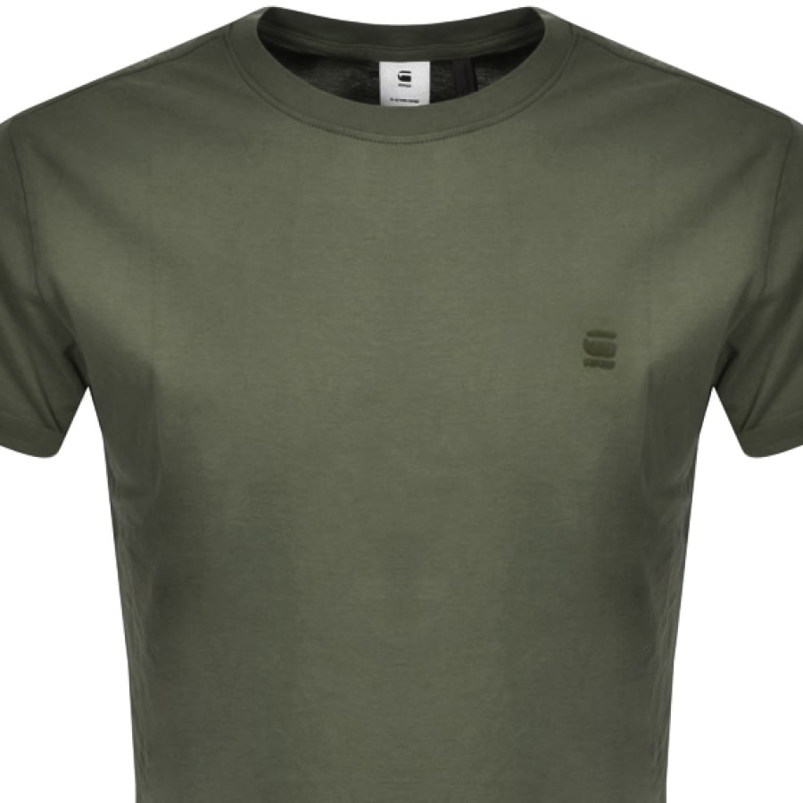 Alternative Image for ProductG Star Raw Lash Logo T Shirt Khaki2